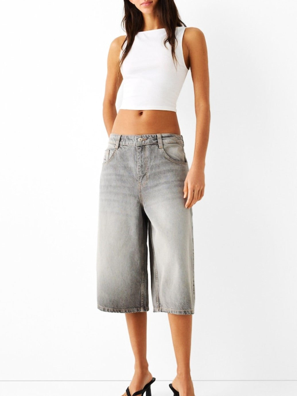 Devon Denim Bermuda shorts