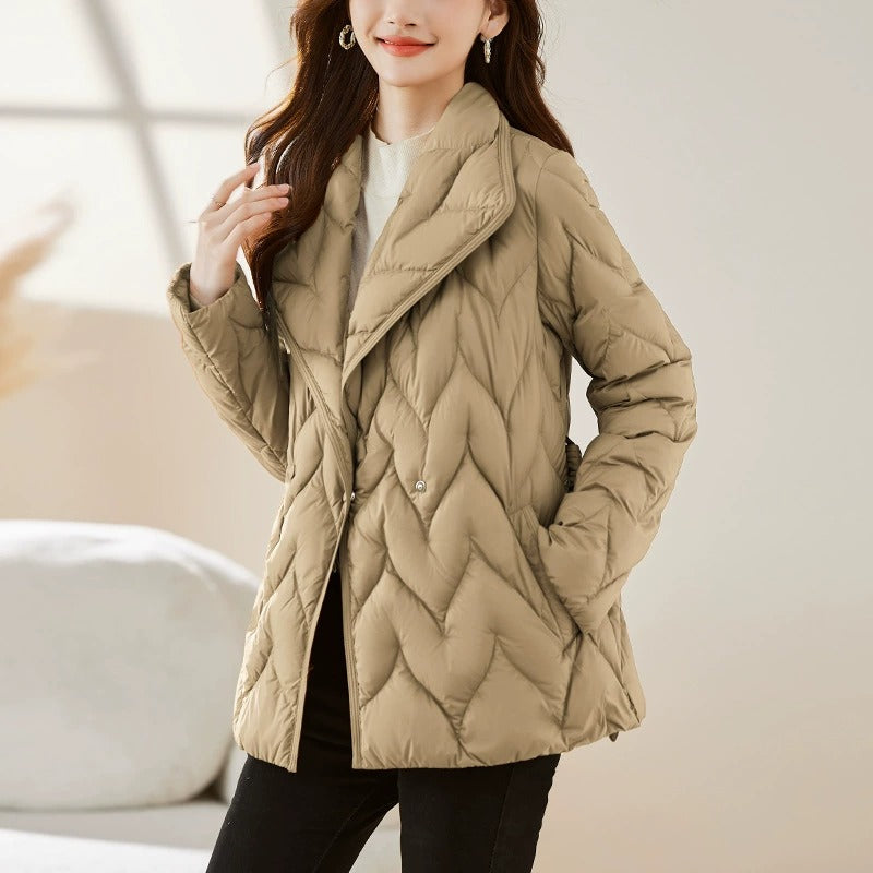 Marlow Quilted Wrap Coat