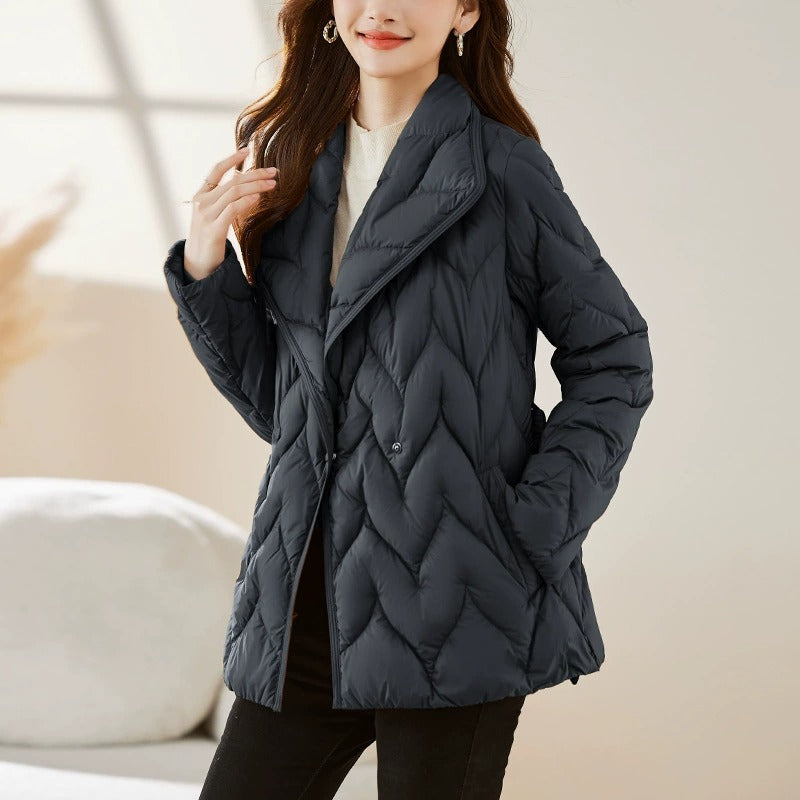 Marlow Quilted Wrap Coat
