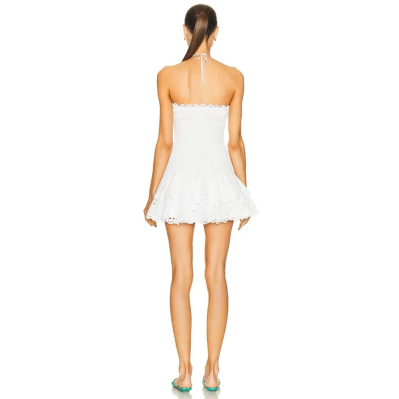 Dahlia Smocked Strapless Mini Dress