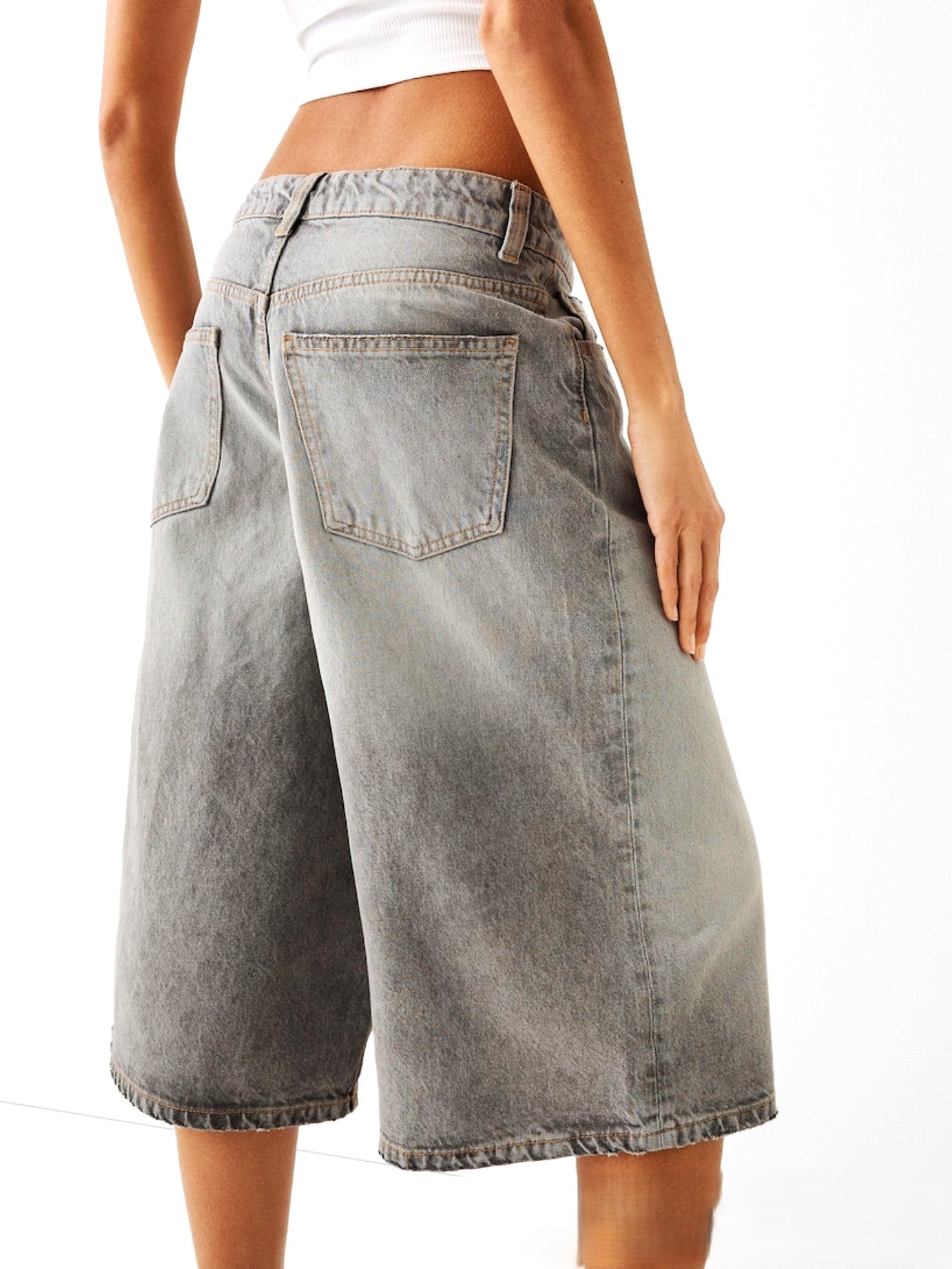 Devon Denim Bermuda shorts