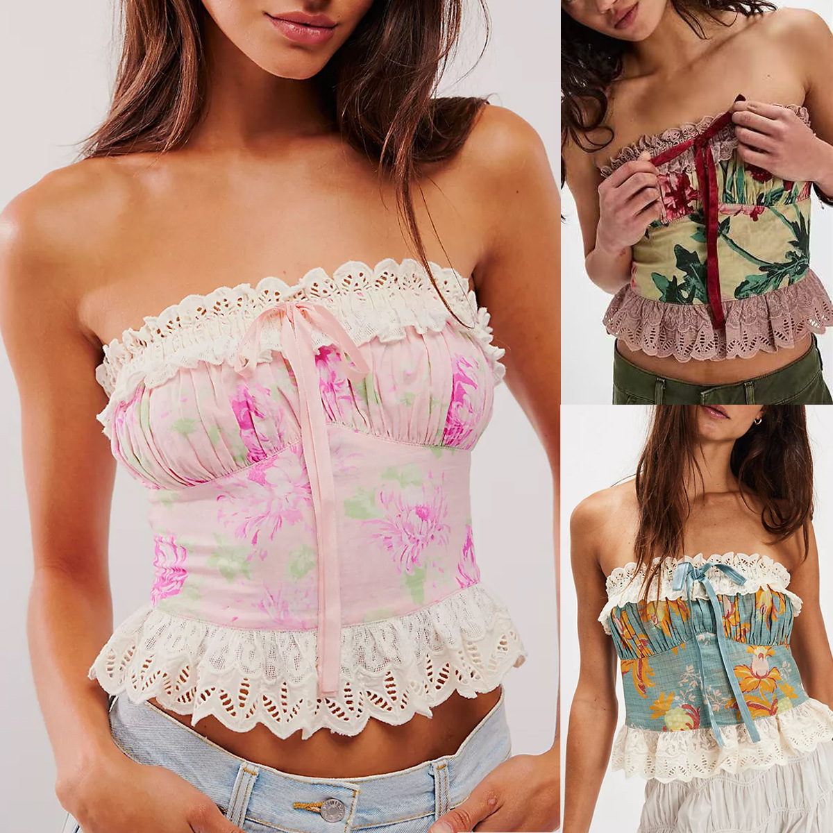 Maribel Lace Corset Top