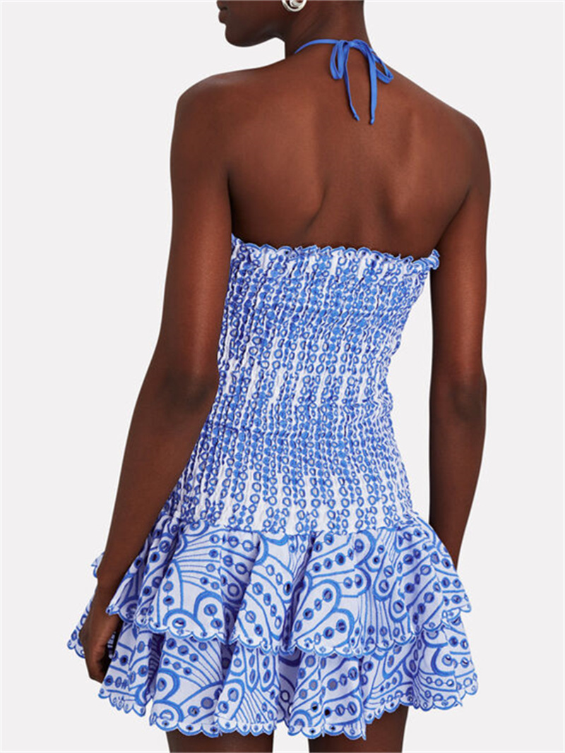 Dahlia Smocked Strapless Mini Dress
