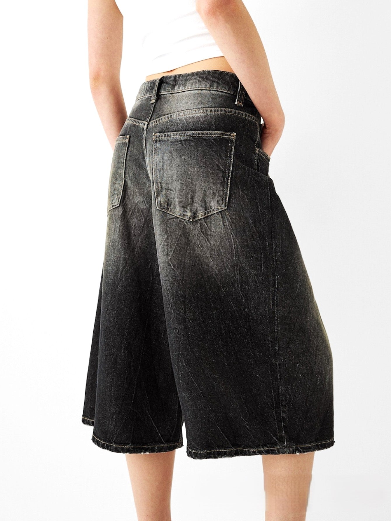 Devon Denim Bermuda shorts