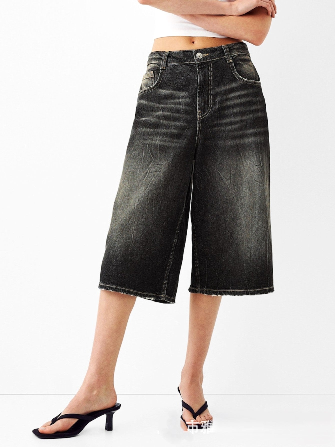 Devon Denim Bermuda shorts