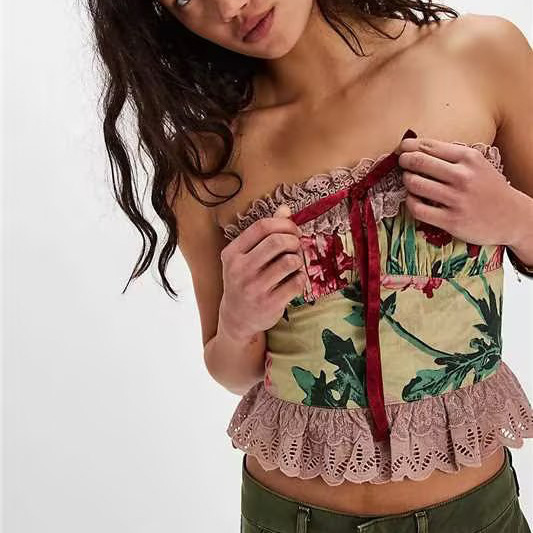 Maribel Lace Corset Top