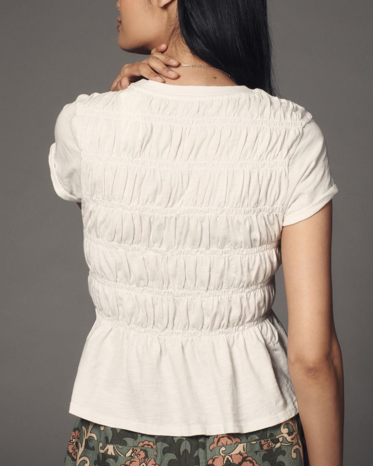 Rita DiCaprio Ruffle Top
