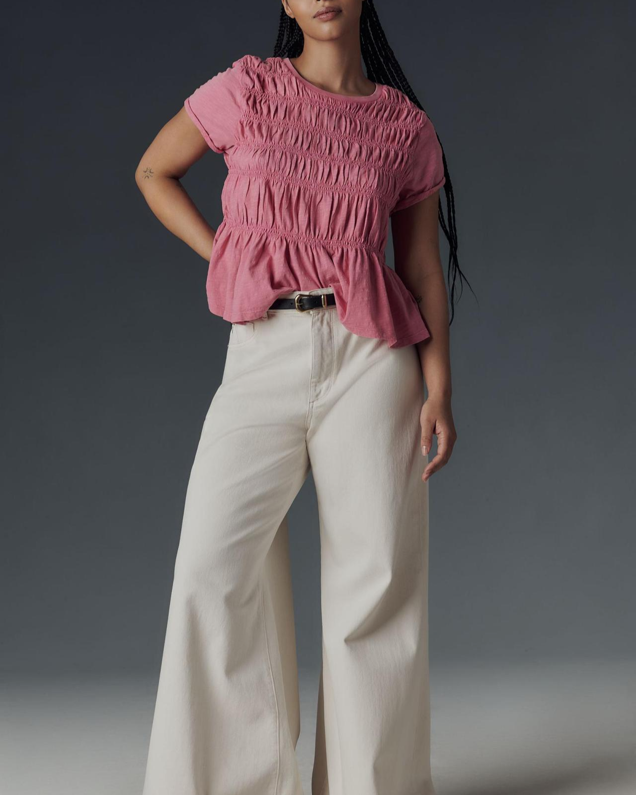 Rita DiCaprio Ruffle Top