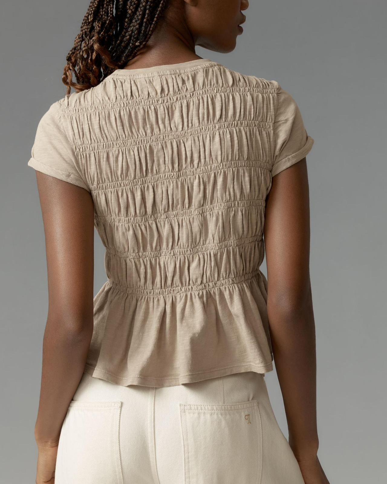 Rita DiCaprio Ruffle Top