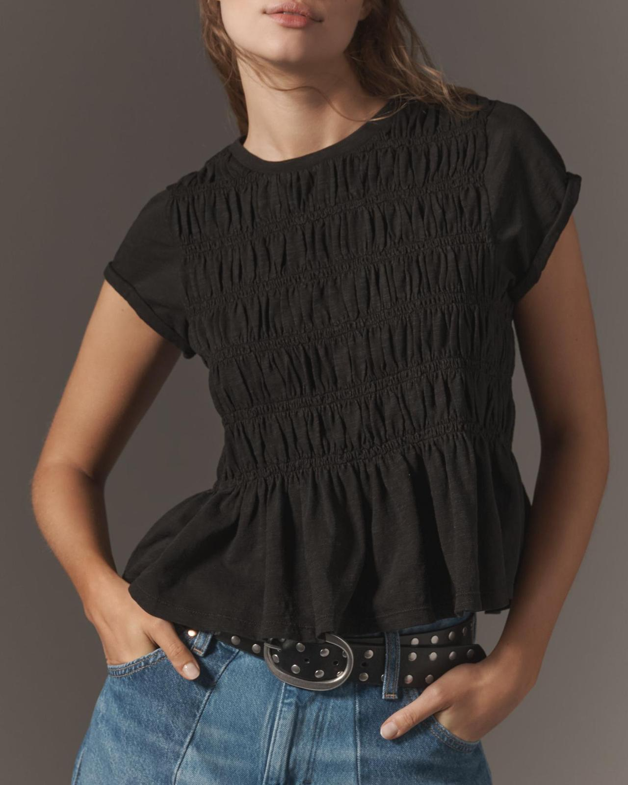 Rita DiCaprio Ruffle Top