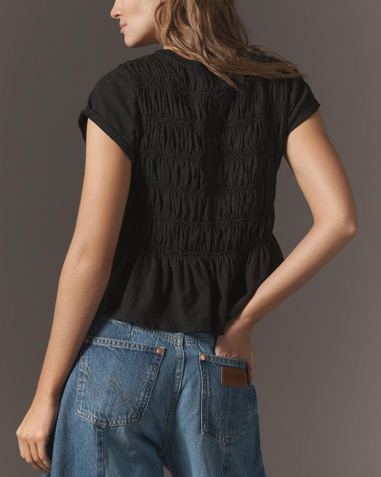 Rita DiCaprio Ruffle Top