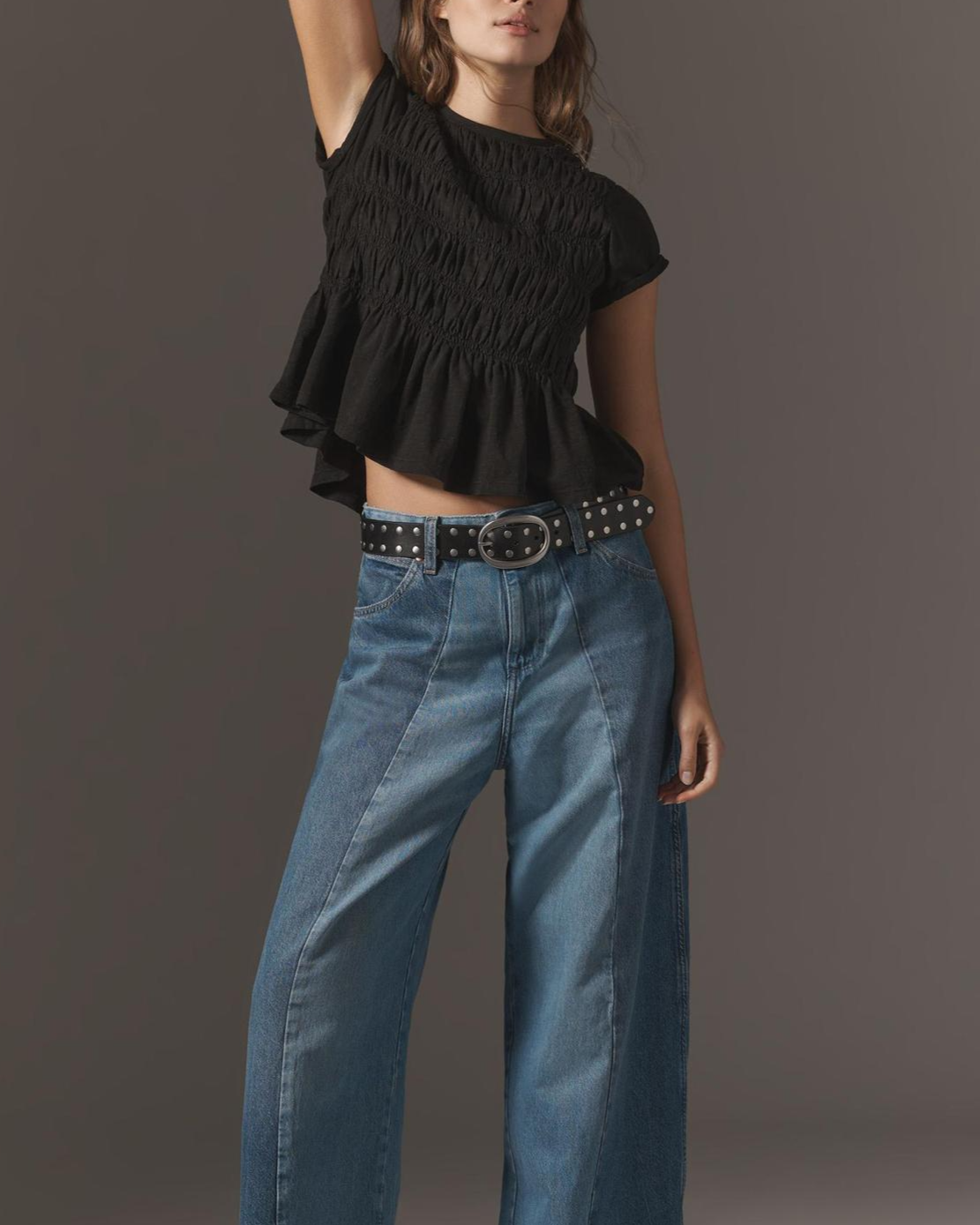 Rita DiCaprio Ruffle Top