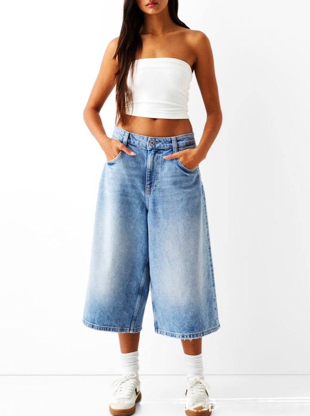 Devon Denim Bermuda shorts