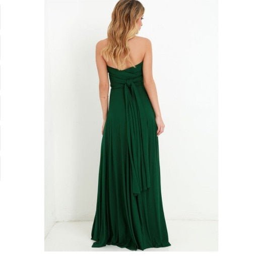 Evita - Universal maxi festive dress with draping
