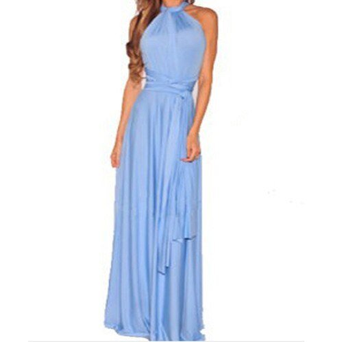 Evita - Universal maxi festive dress with draping