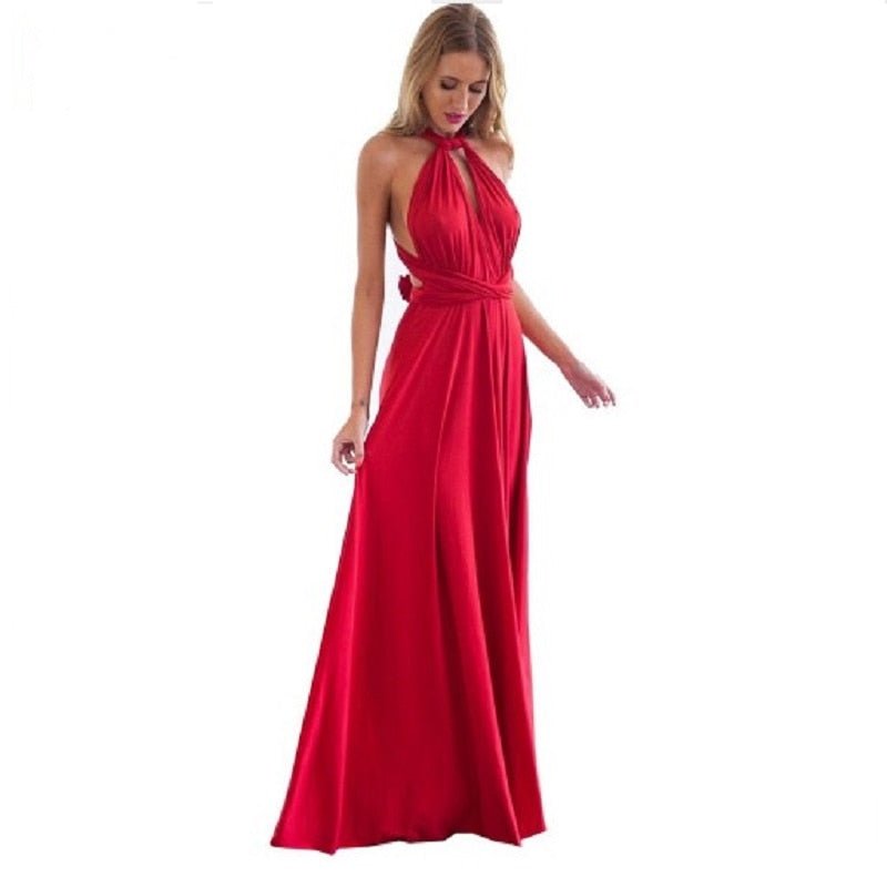 Evita - Universal maxi festive dress with draping