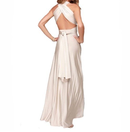 Evita - Universal maxi festive dress with draping