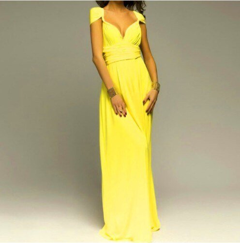 Evita - Universal maxi festive dress with draping