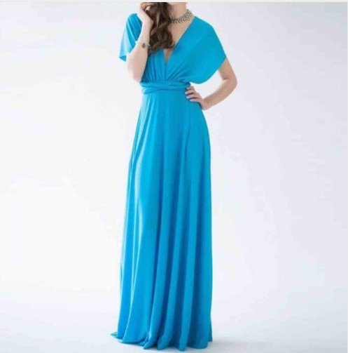 Evita - Universal maxi festive dress with draping