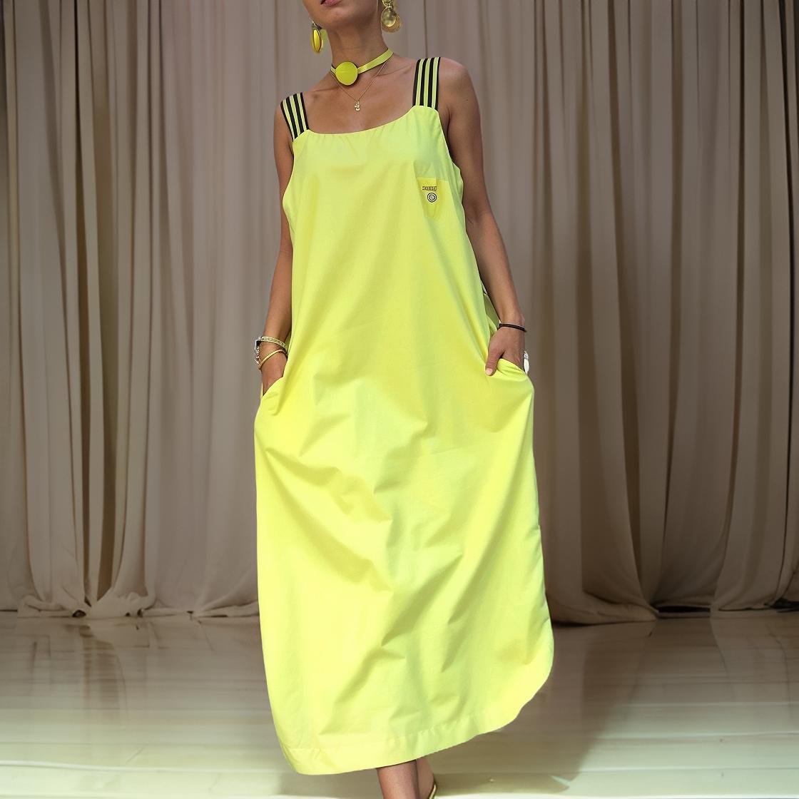 Joanna - Daily Long Dress Without Sleeves