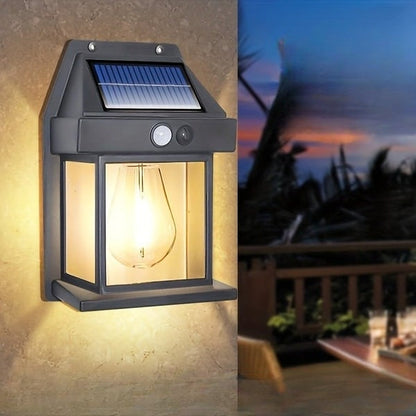 Applique murale extérieure à énergie solaire