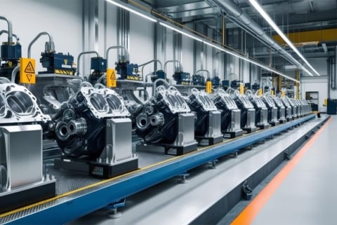 Kit de modélisme moteur V8 à essence