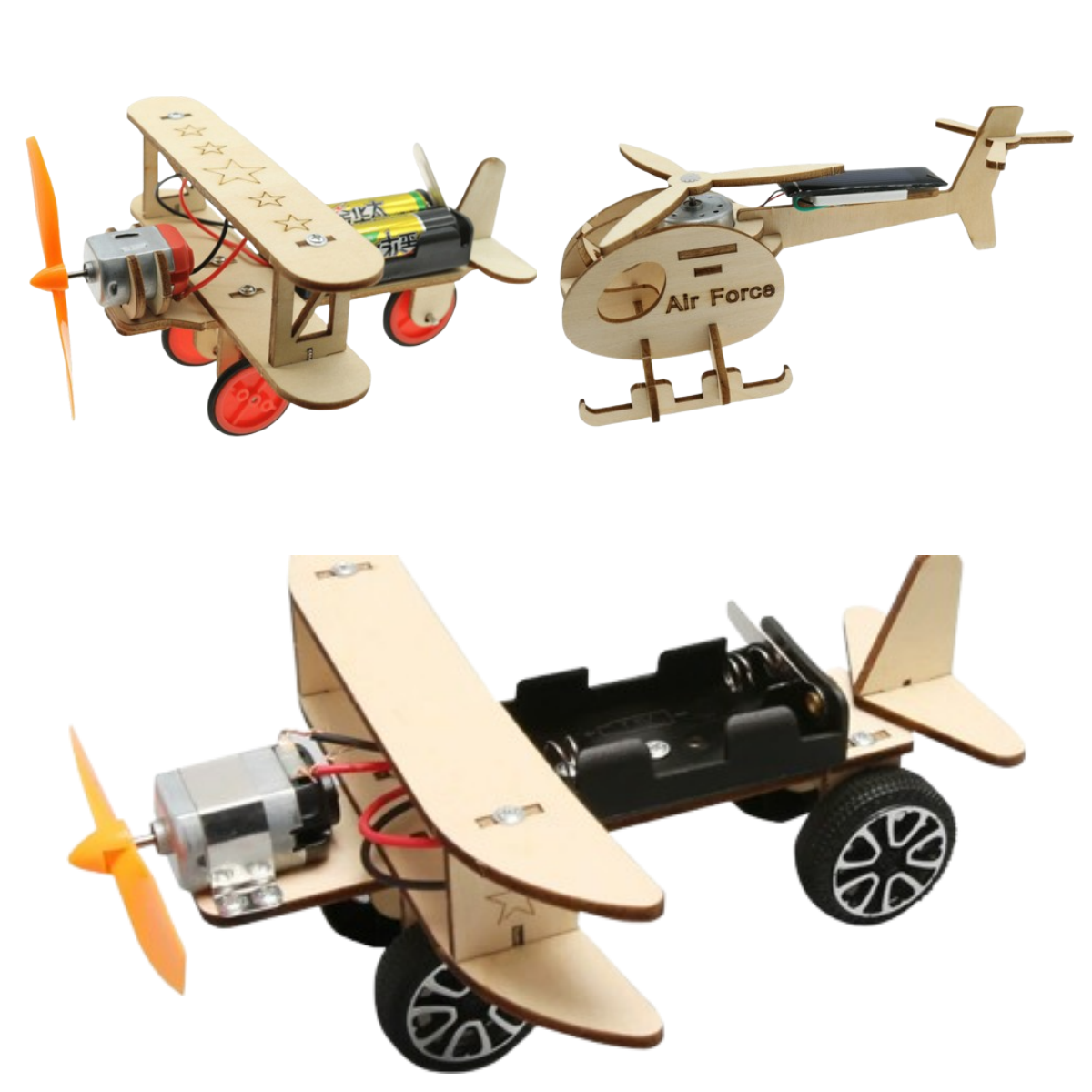 Jouets techniques créatifs faits à la main