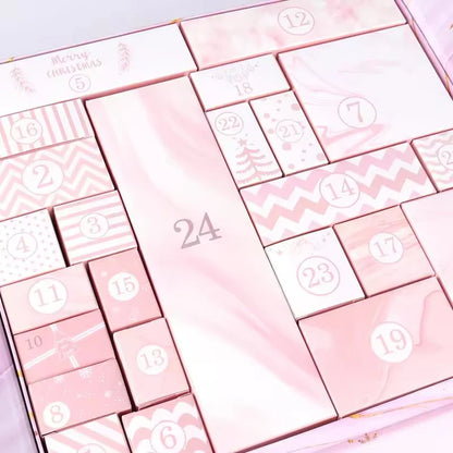 Calendrier de l’Avent de Noël – Boîte personnalisée de compte à rebours