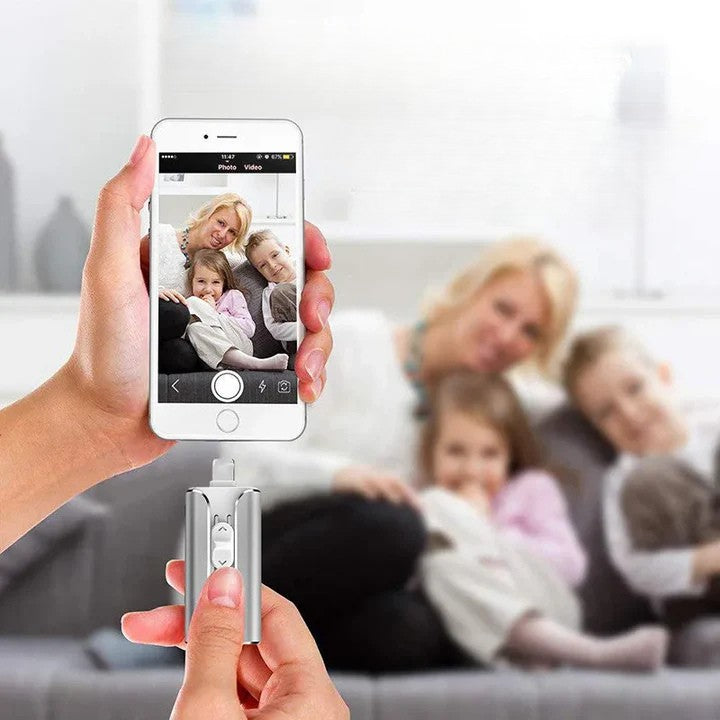 Clé USB 4-en-1 pour téléphones et ordinateurs