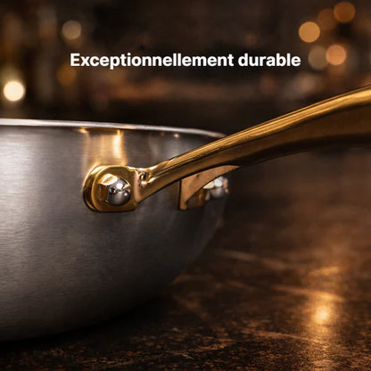 Poêle classique certifiée en titane pur