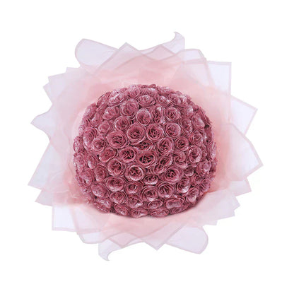 Bouquet de roses scintillant – un cadeau unique pour une personne chère