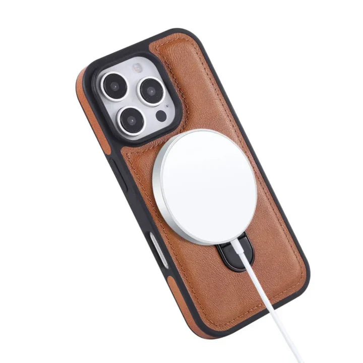 Coque élégante pour iPhone avec support dissimulé