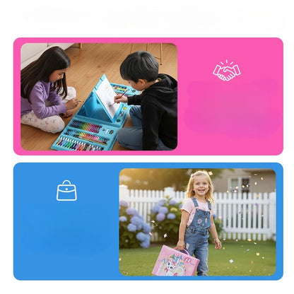 Coffret artistique créatif de luxe pour enfants
