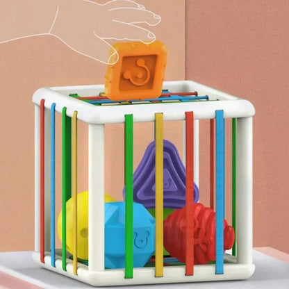Boîte de tri des formes pour la motricité et l’éveil des tout-petits