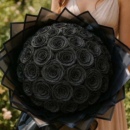 Bouquet de roses scintillant – un cadeau unique pour une personne chère