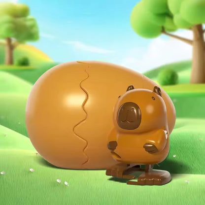 Œuf surprise avec petit animal dansant