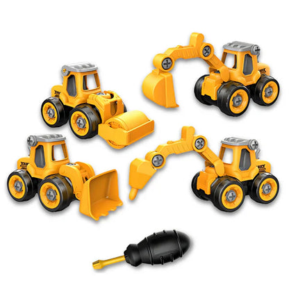 Set de véhicules de chantier pour petits ingénieurs