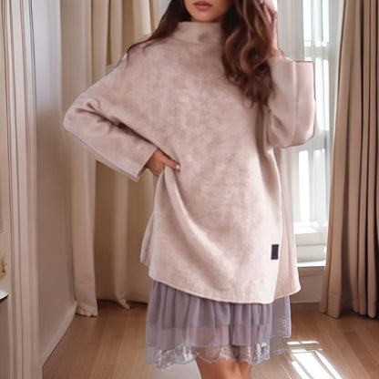 Meya – Two-piece set with tulle dress and warm sweater
