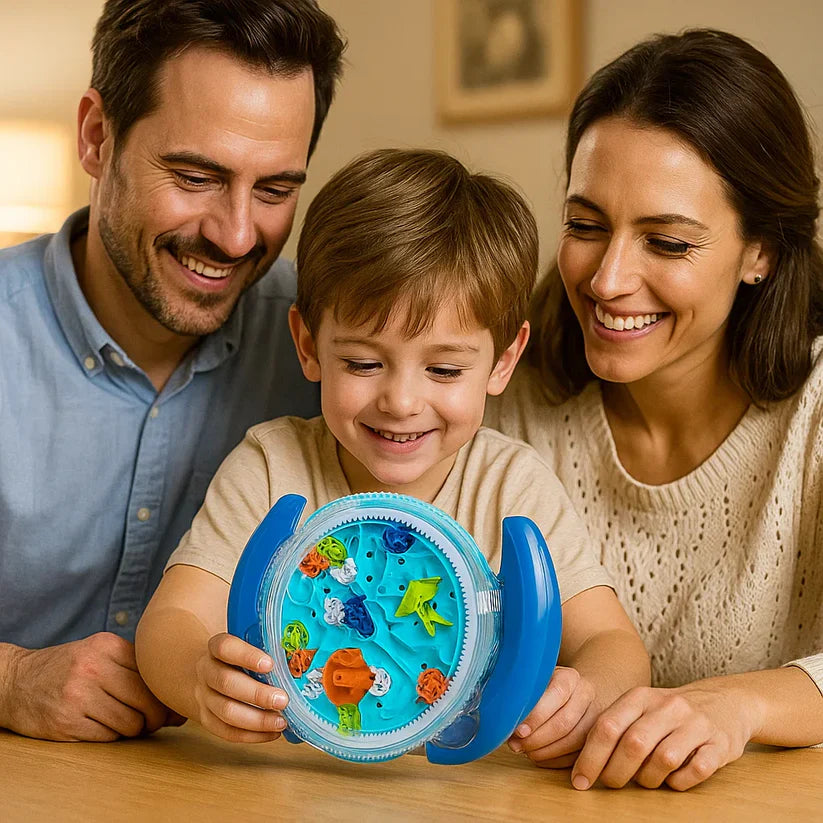 Anneau labyrinthe 3D – jeu éducatif pour développer adresse et compétences