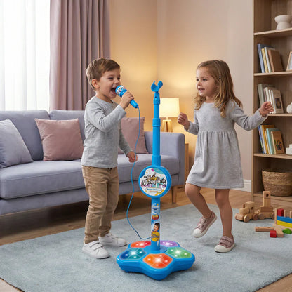 Set de Karaoké pour Enfants avec Microphone et Support – Jouet Musical Éducatif