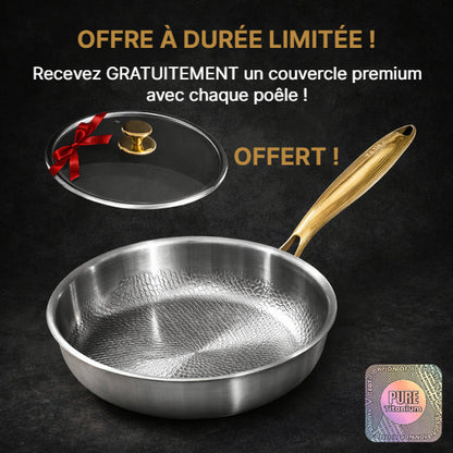 Poêle classique certifiée en titane pur