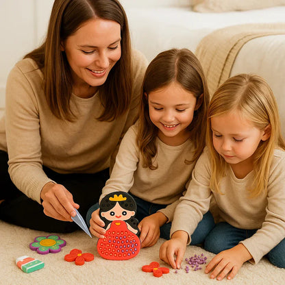 Charmante mosaïque de perles – kit créatif pour enfants