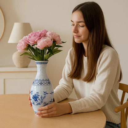 Vase 3D élégante en puzzle