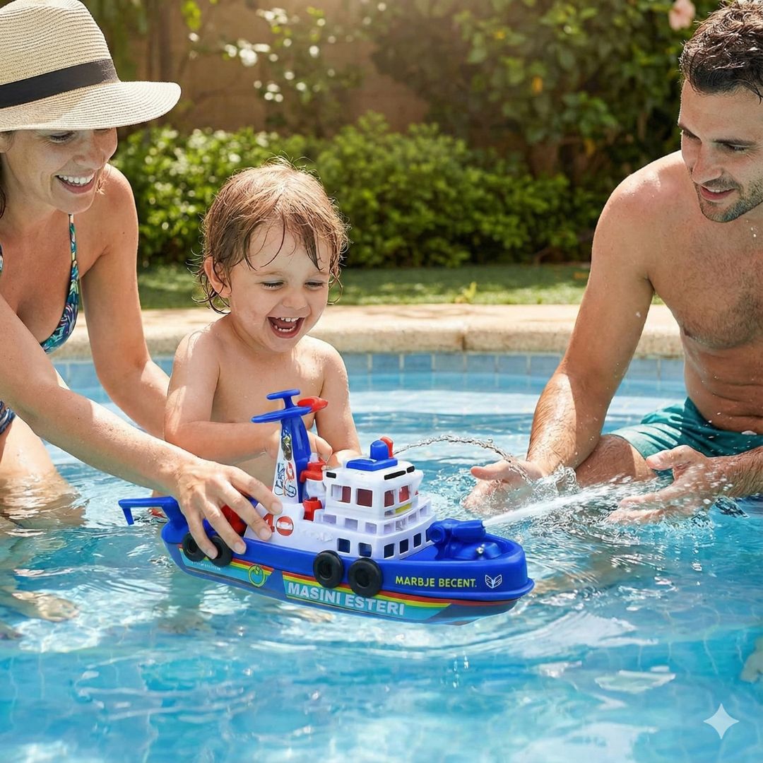 Bateau d’Aventures Aquatiques – Jouet Interactif pour Enfants