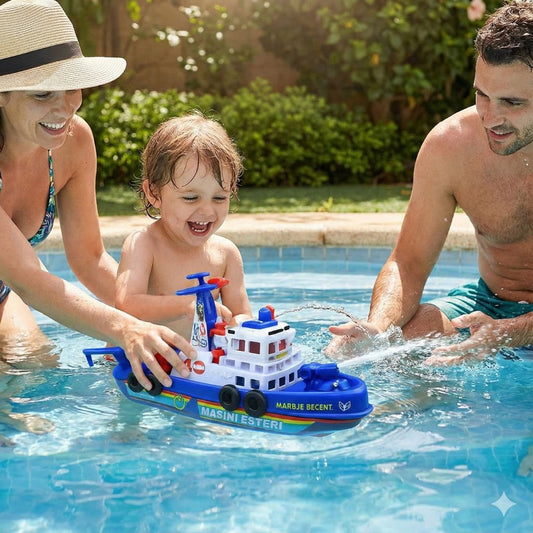 Bateau d’Aventures Aquatiques – Jouet Interactif pour Enfants