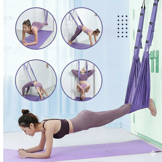 Sangle de stretching réglable pour le yoga et le pilates