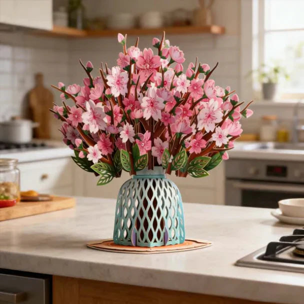 Carte florale en relief – un cadeau unique pour une personne chère