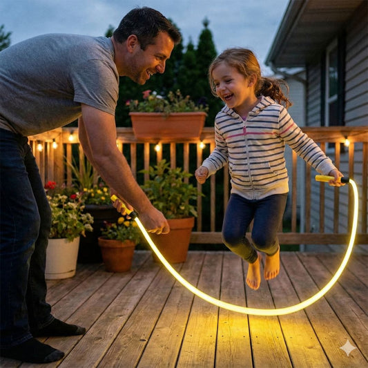 Corde à sauter LED lumineuse