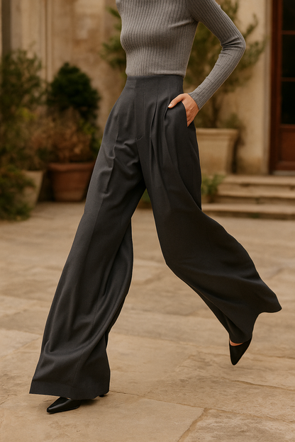 Firenze Wide Leg Draped Pants