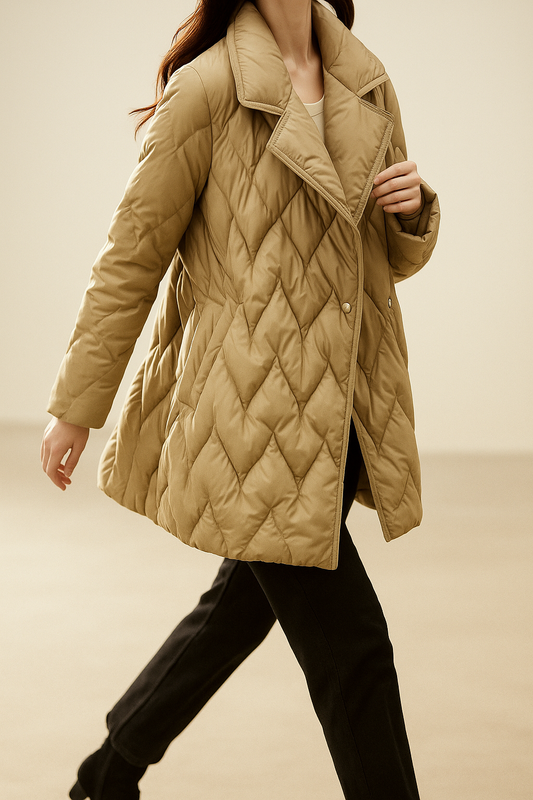 Marlow Quilted Wrap Coat
